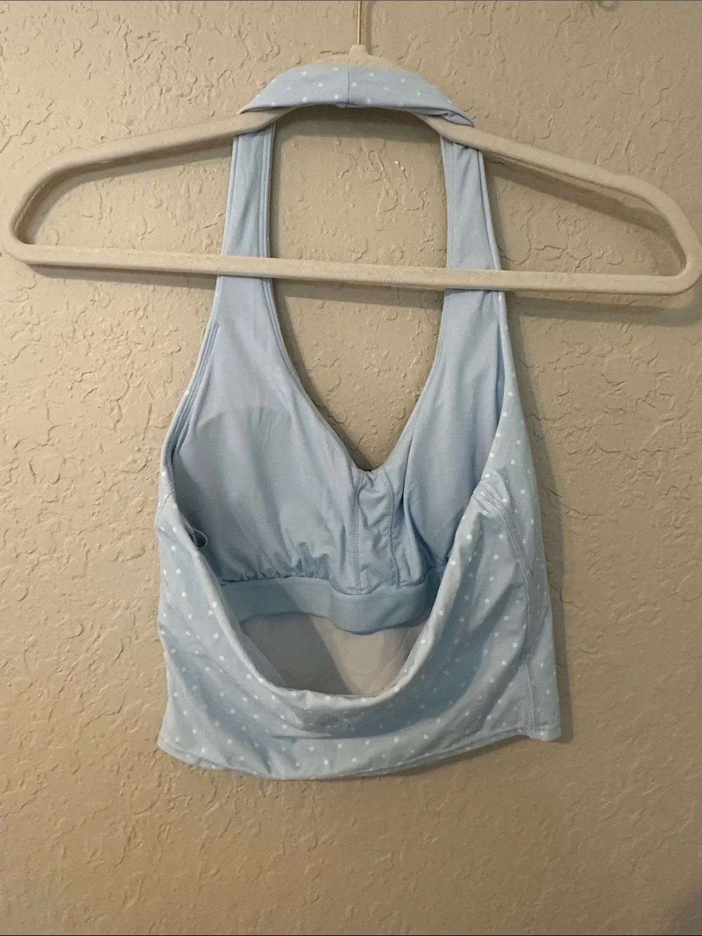 Joylab later support tank top light blue polka dots h - Picture 4 of 5